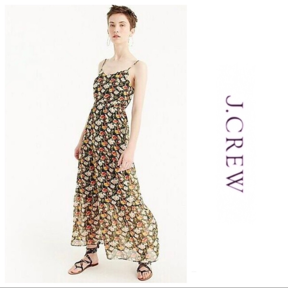 J. Crew Mercantile Tiered Maxi Size 10-Tall